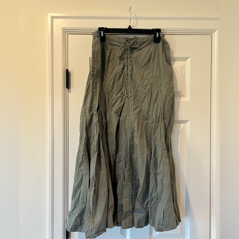 CAbi Khaki Maxi Skirt